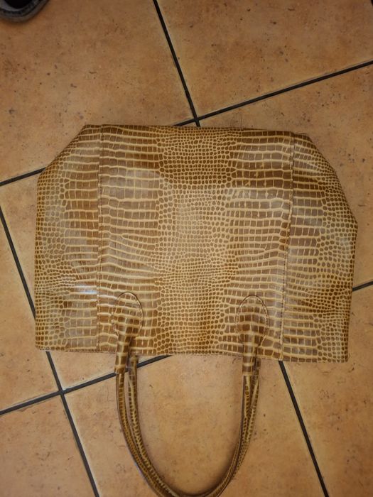 Torebka skórą naturalna carmel