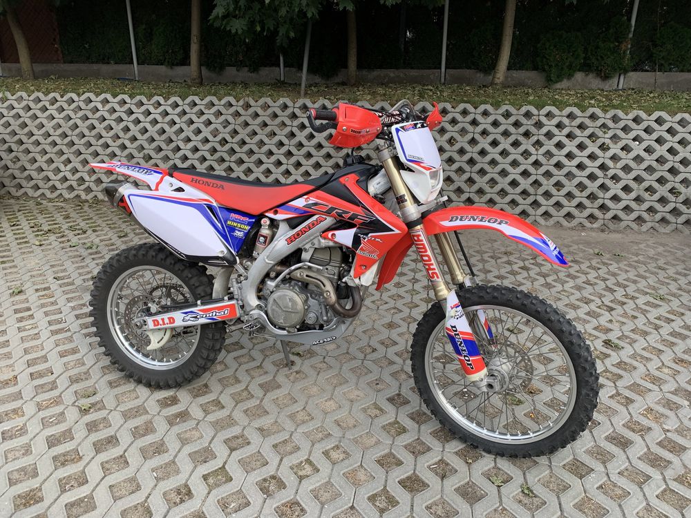 Honda CRF 450X wersja Enduro X homolgacja rozrusznik