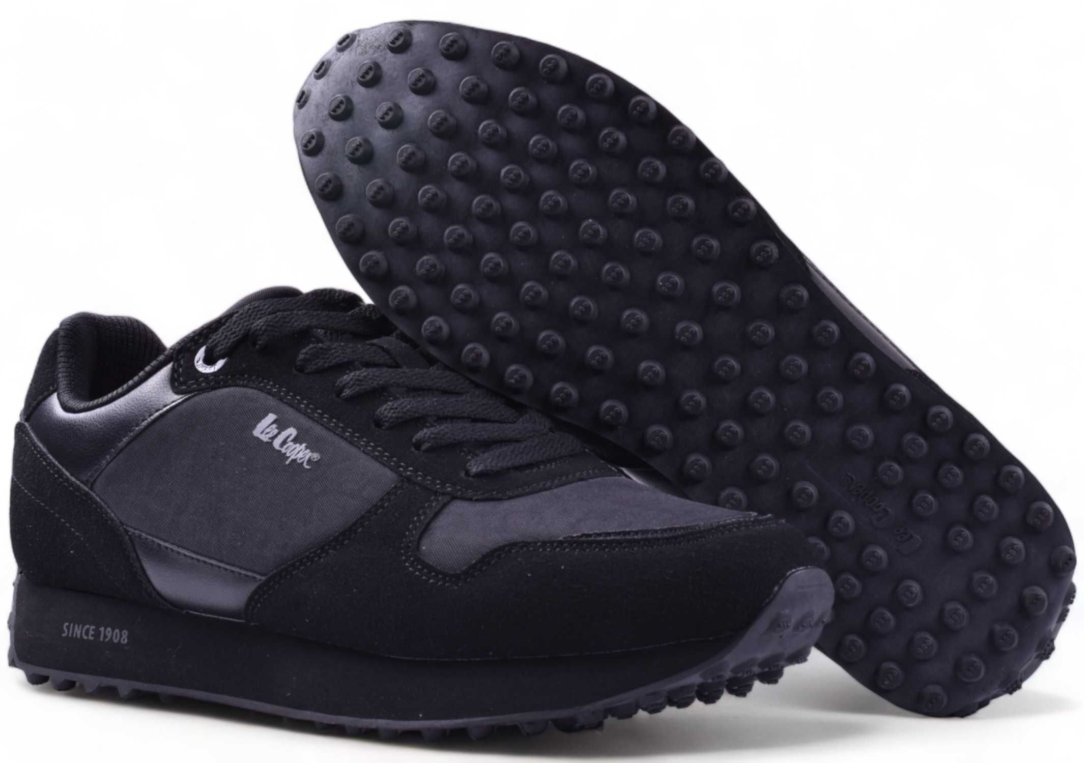 Buty Męskie Lee Cooper sportowe ADIDASY CZARNE -2337 r.44 wys. 24h