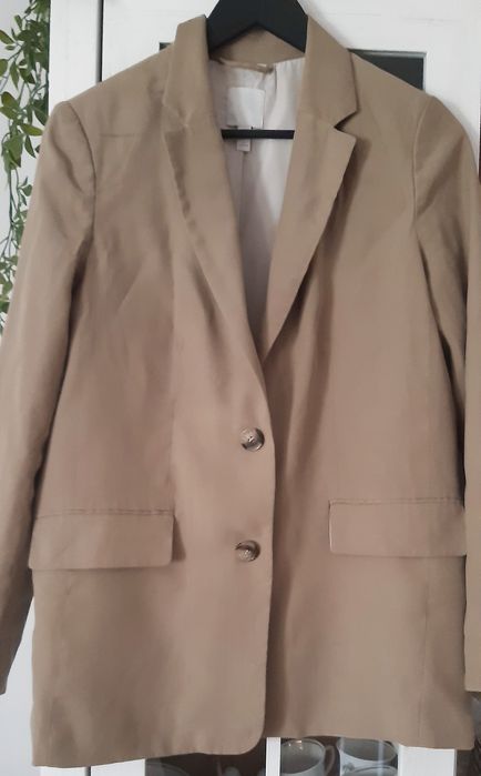 Marynarka damska oversize khaki H&M roz.S-M