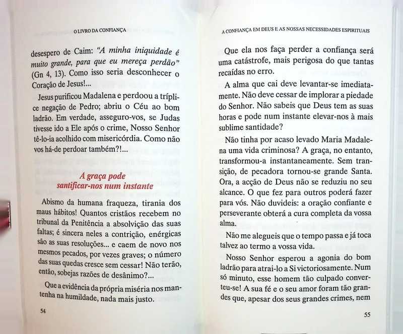 O livro da confiança