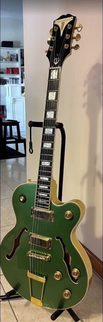 Epiphone Uptown Kat ES Emerald Green Metallic