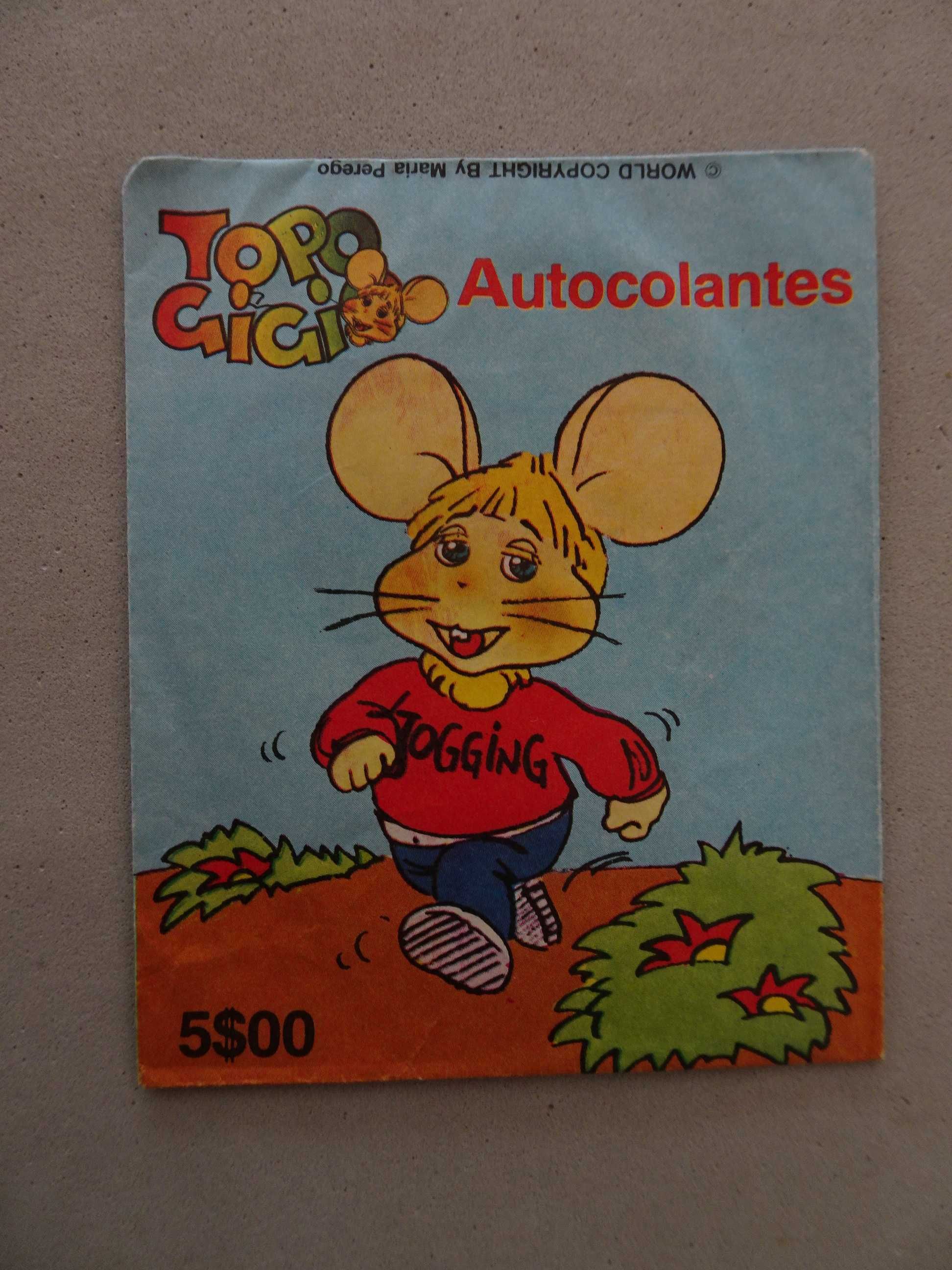 Carteira de cromos fechada - Topo Gigio autocolantes Disvenda
