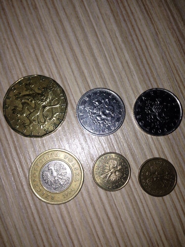 Коллекционные монеты,кроны,злотых