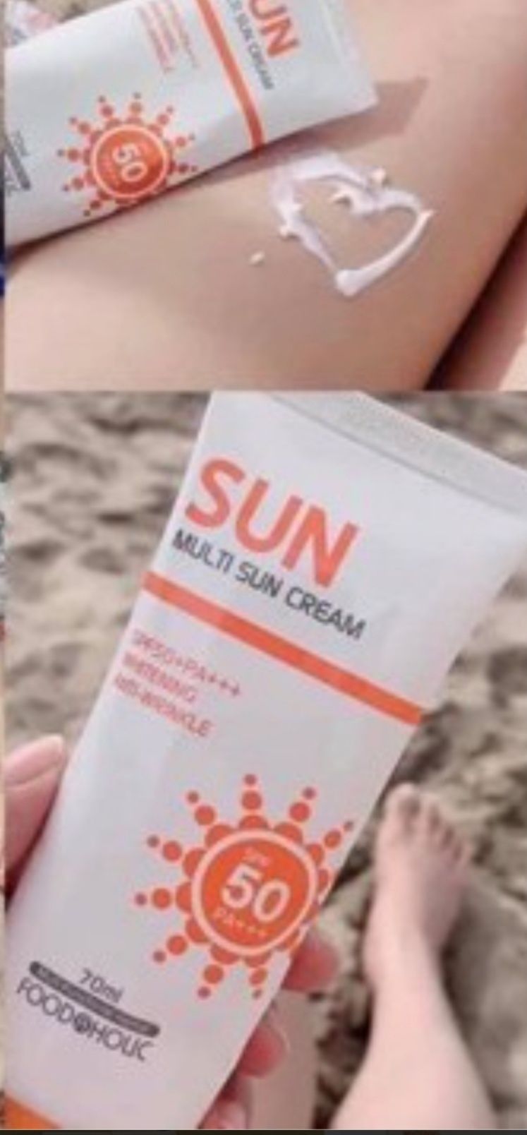 Солнцезащитный крем  Food/дитячий кремaholic Multi Sun Cream SPF50+