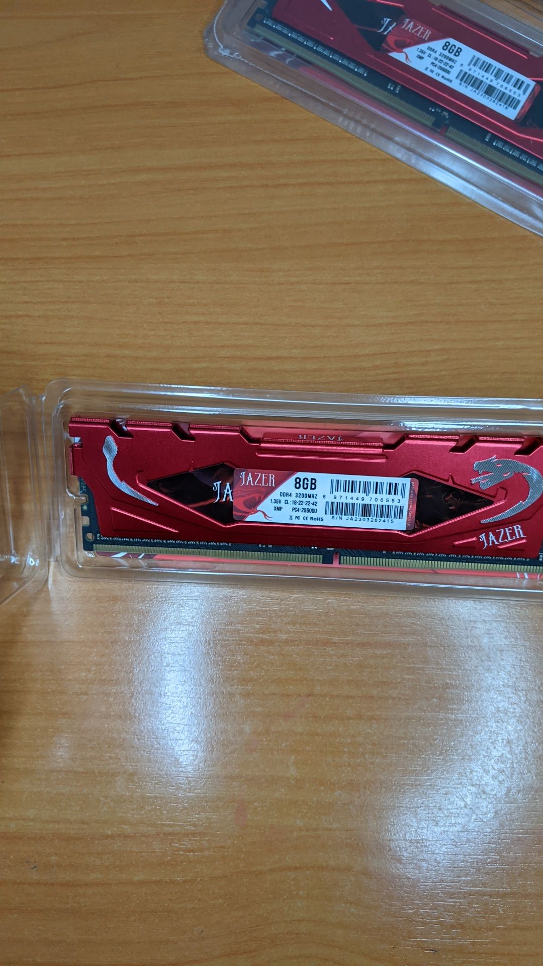 Нова Озу оперативна пам'ять DDR4 8gb 3200