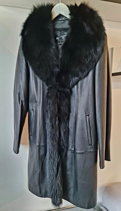 Płaszcz skórzany, r. S