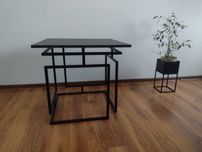 Stolik loft czarny
