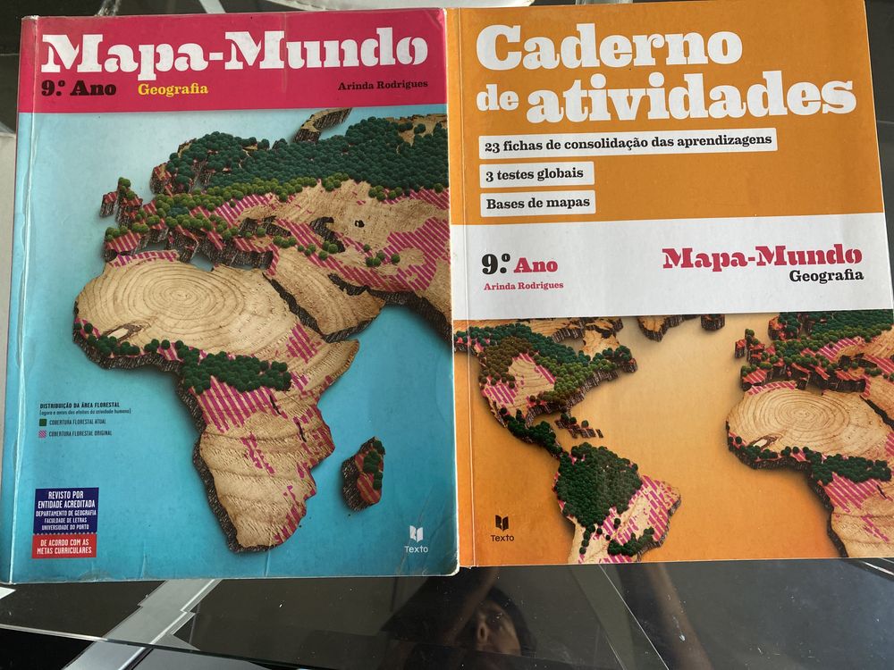 Manual e caderno de atividades geografia 9.ºano