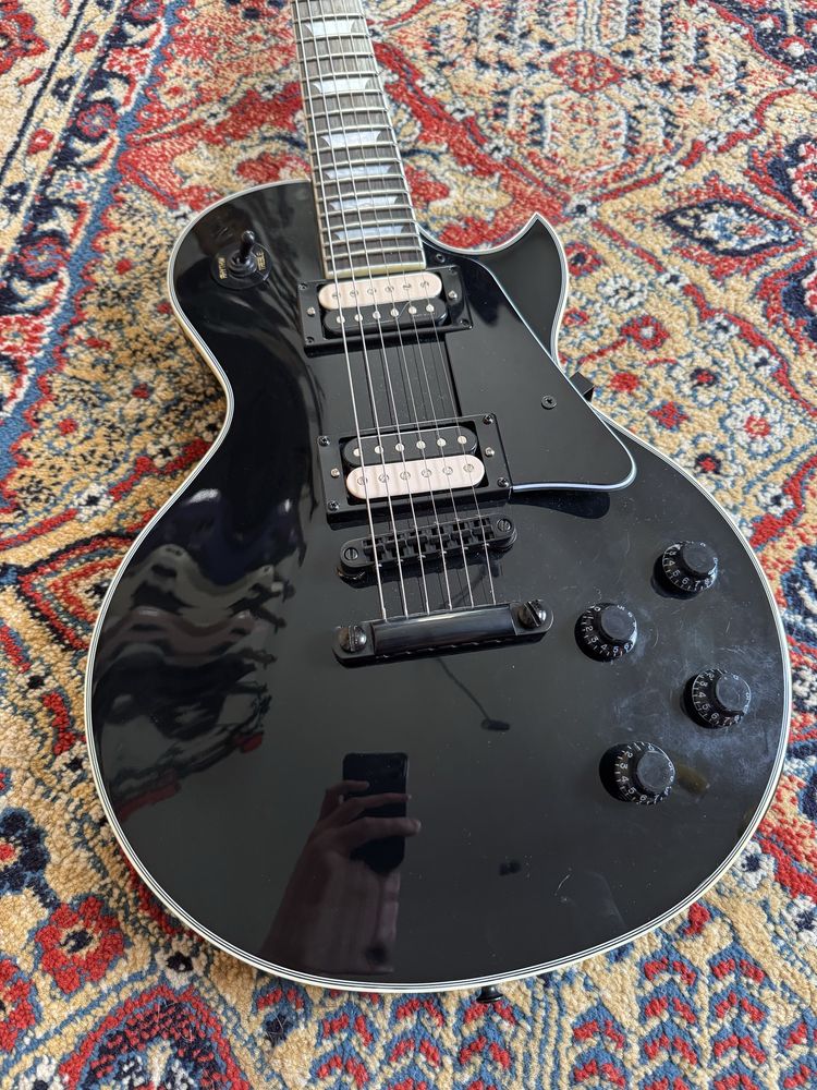 Larry carlton l7 full black z fishman pickups i osprzetem gotoha, wawa