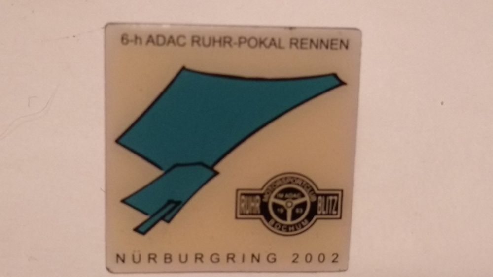 значек знак ГЕРМАНИЯ nurburgring 2002 run blitz motorsport club bochum