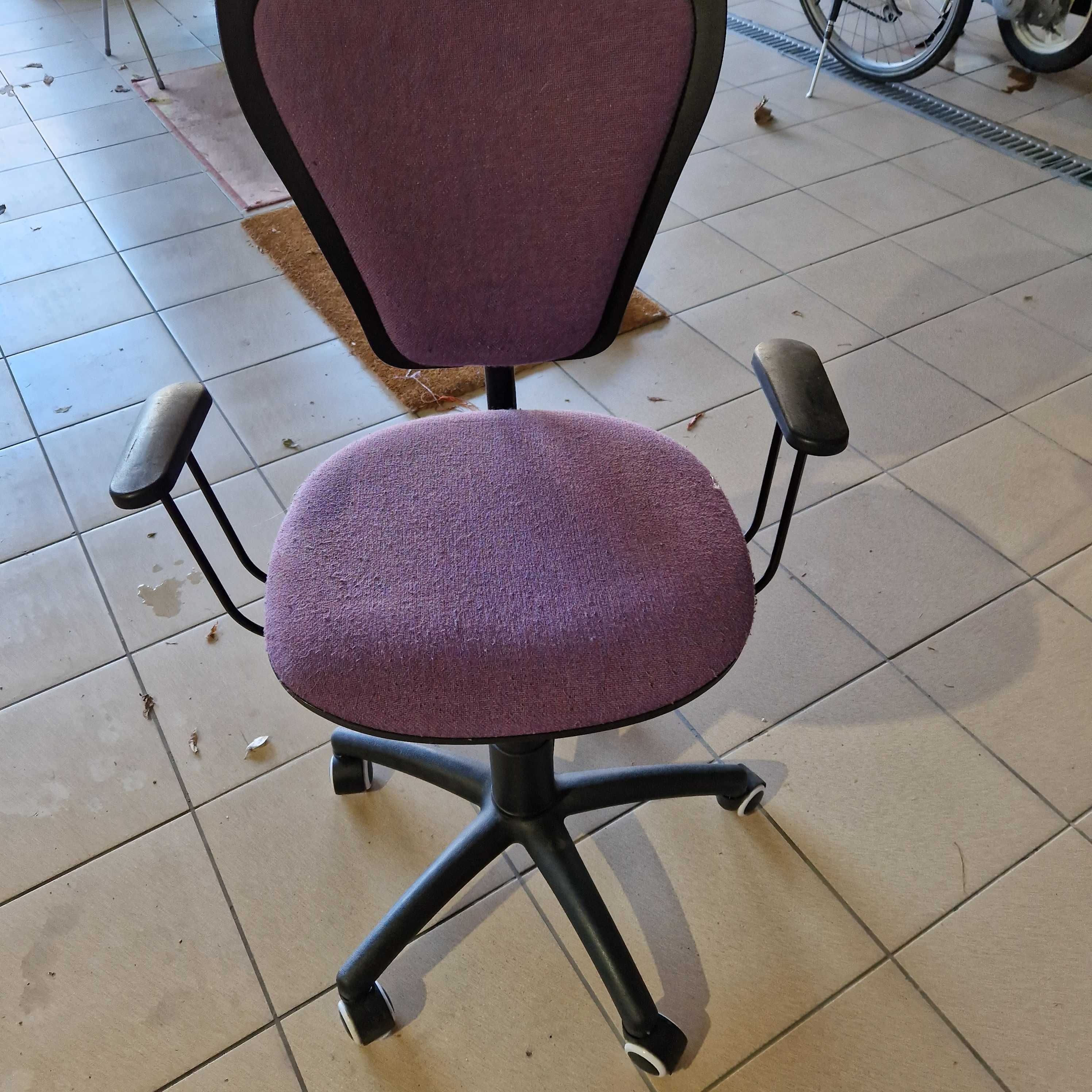 Krzesło biurkowe dziecięce fioletowe