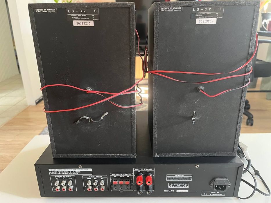 Wzmacniacz Promethean AV-3016 + zestaw głośników Kenwood LS-C2