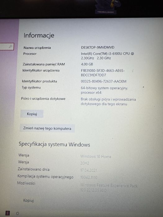 Laptop Lenovo IdeaPad 310-15ISK 15,6 " Intel Core i3, Nvidia Geforce