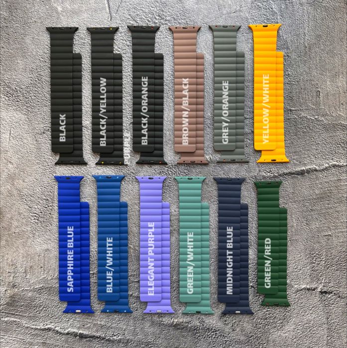 Ремінець для Apple Watch Aladrs Silicone Magnetic Sport