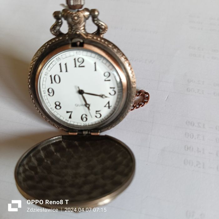 Zegarek kieszonkowy-wisiorek