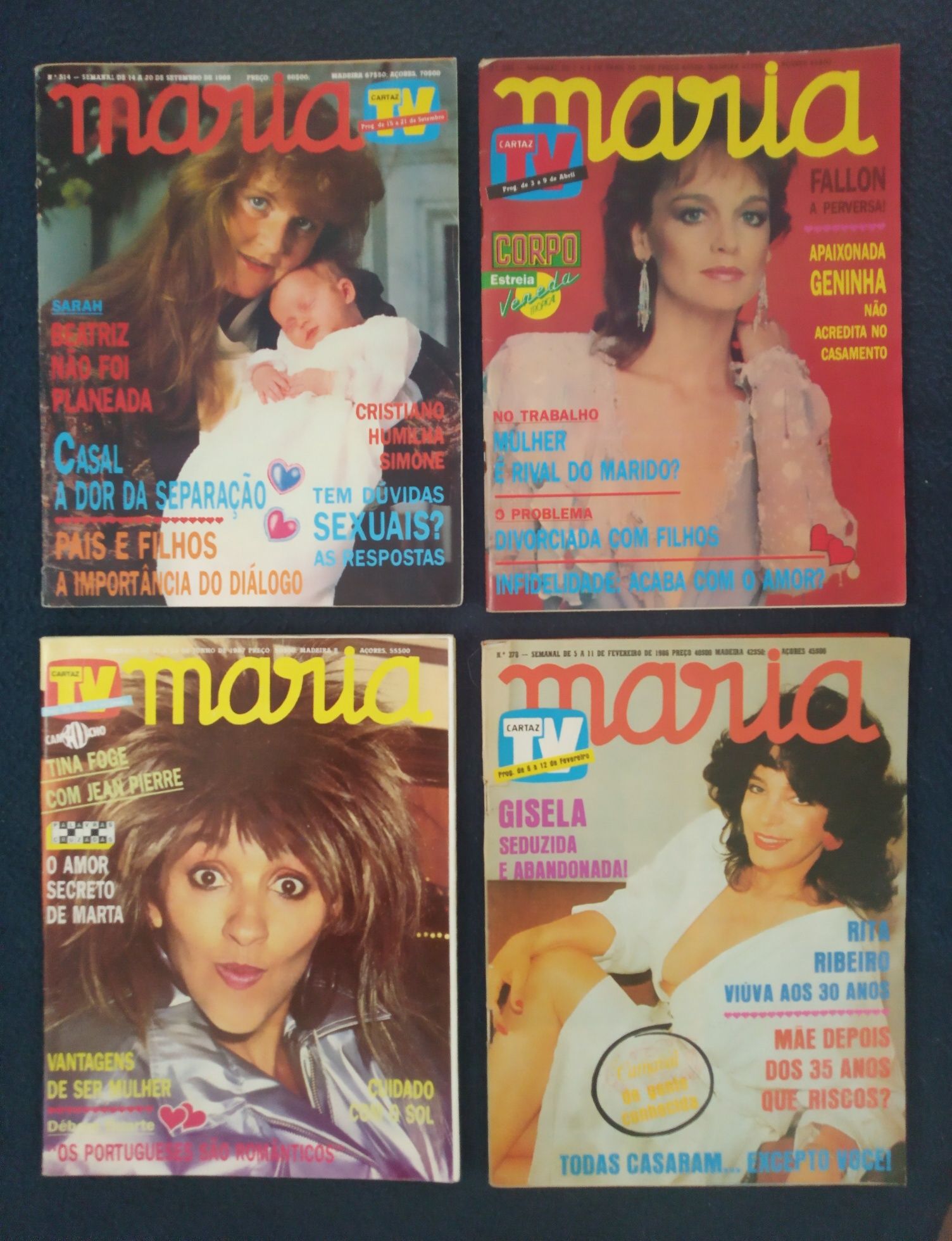 32 revistas MARIA ( anos 80 e 90 )