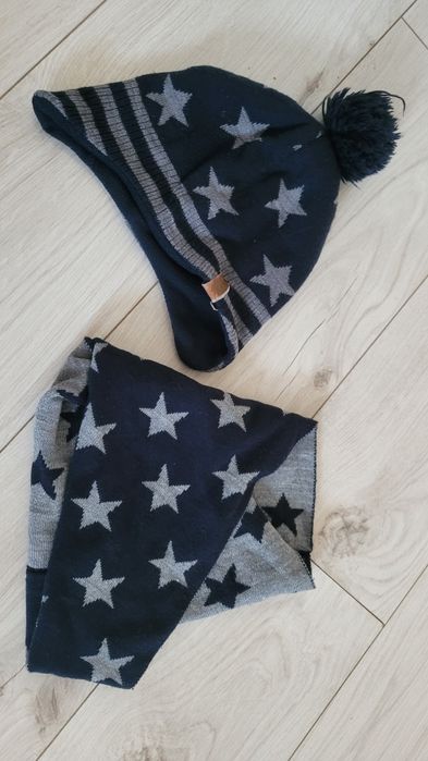 Czapka i komin na zimę H&M