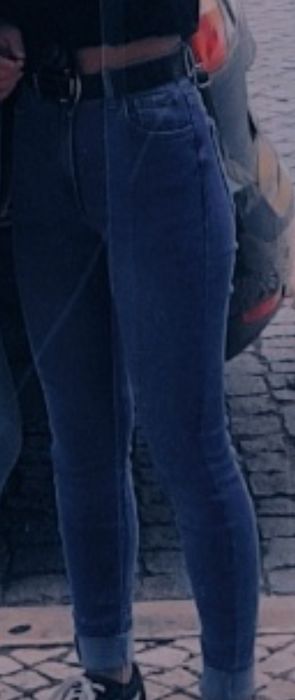 calças de ganga bershka