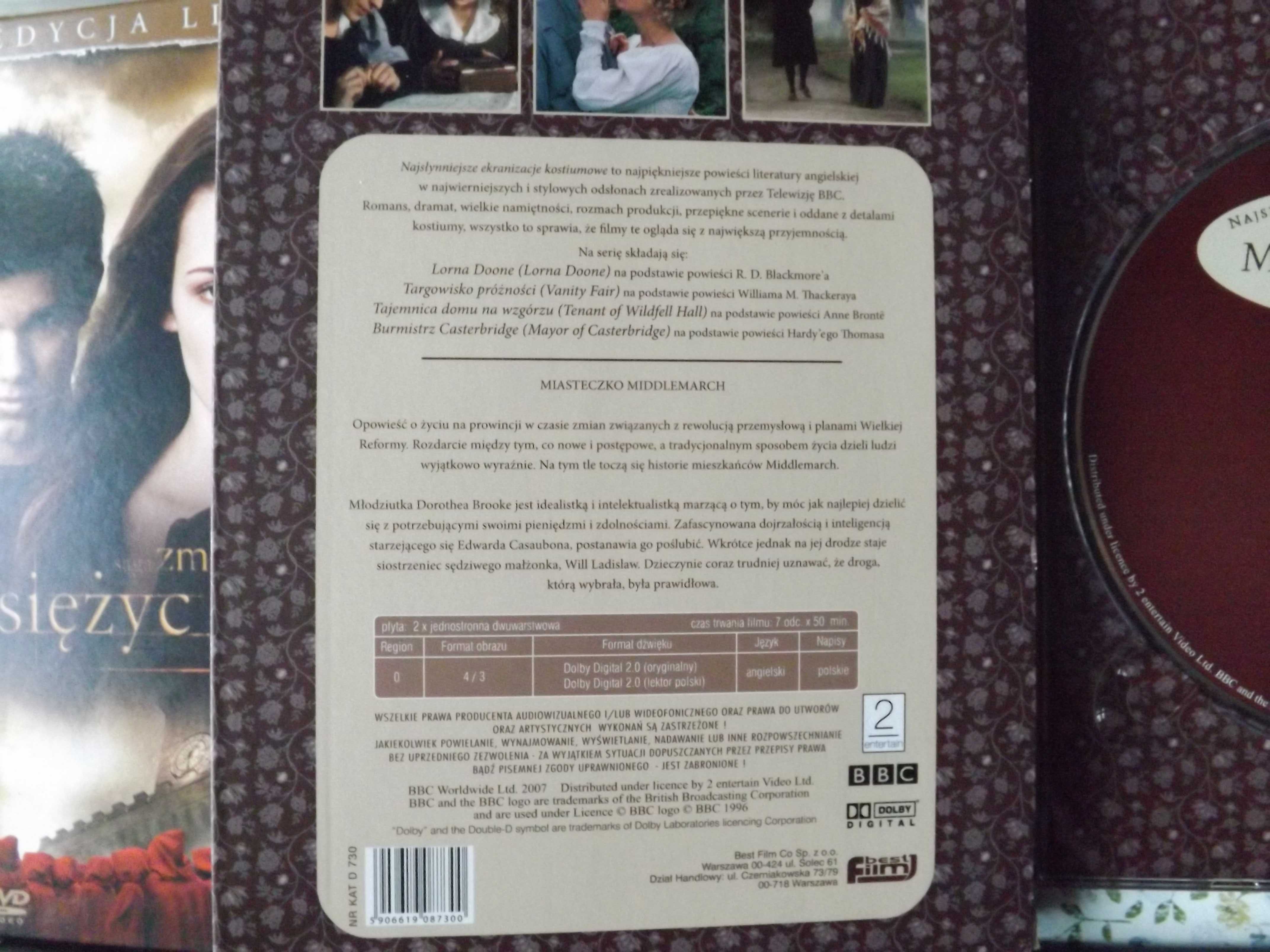 Miasteczko Middlemarch (powieść G. Eliota ) 2 dvd