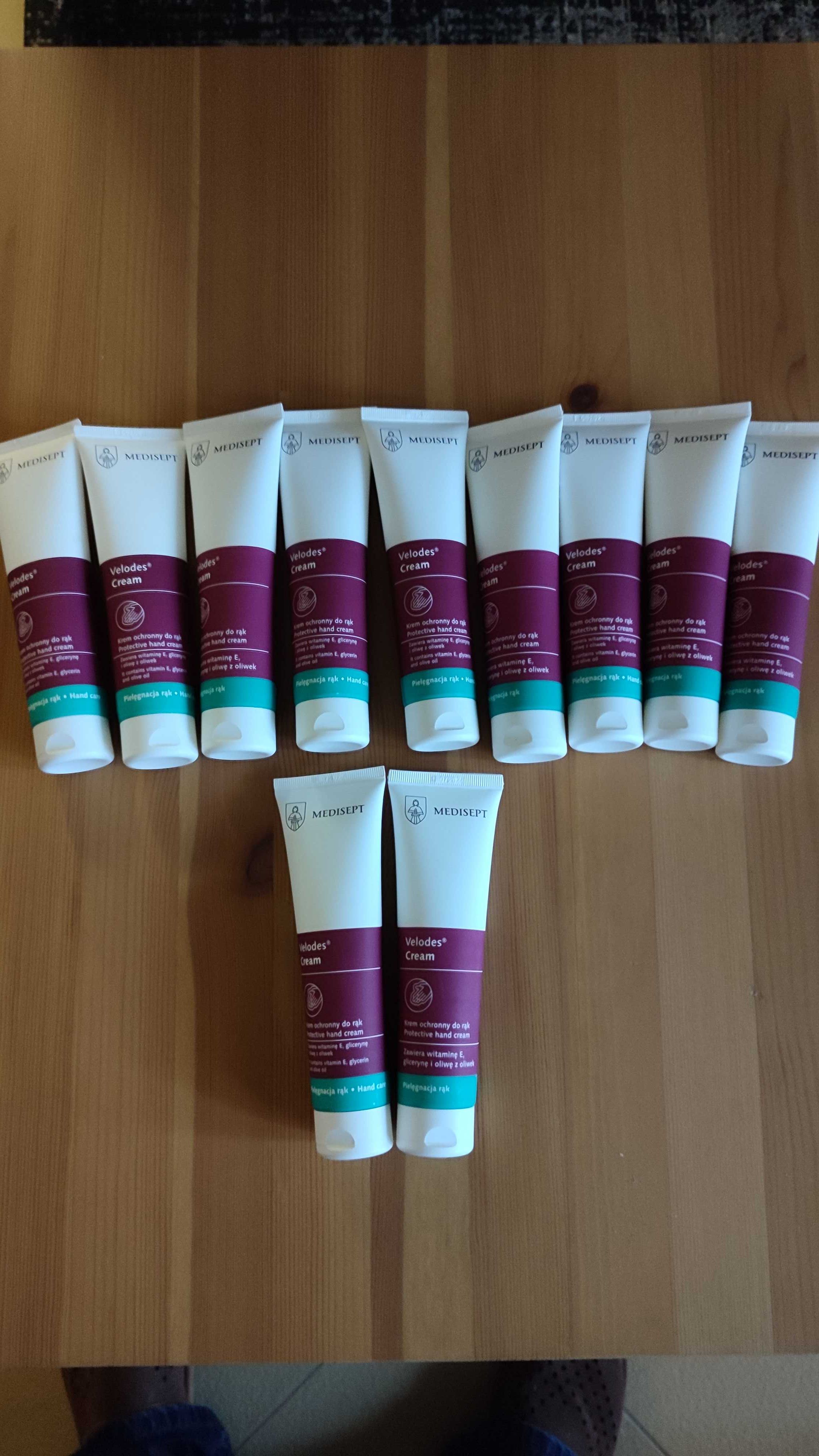 Medisept Velodes Cream nowy krem 11 szt, do pielęgnacji skóry/do rąk