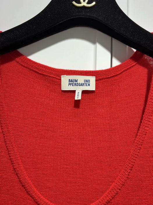 Baum Und Pferdgarten червона тепла сукня платье міді Max Mara Massimo