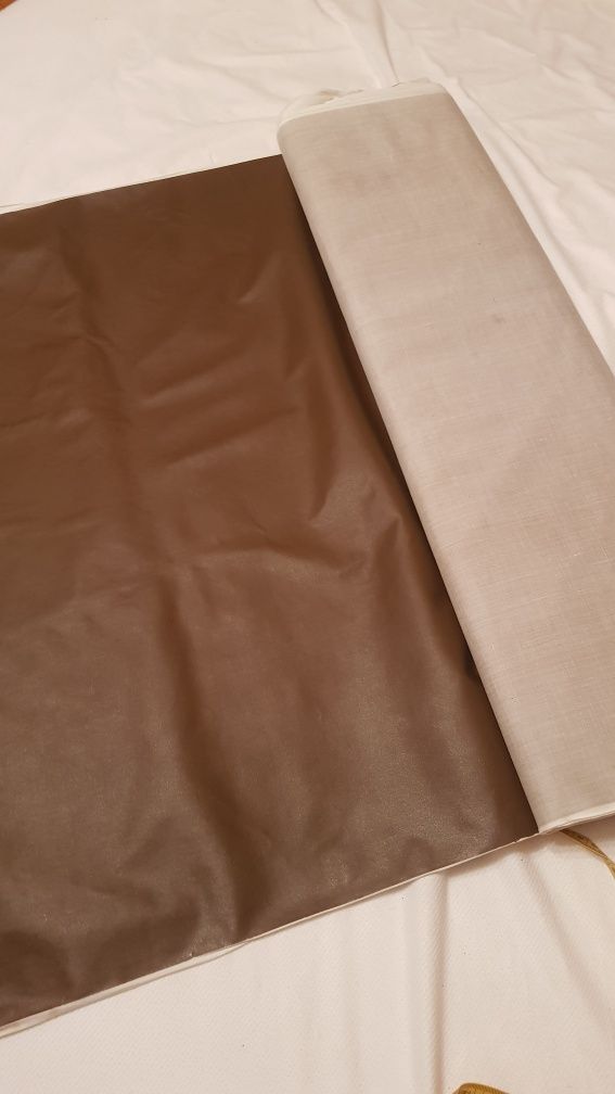 Tkanina, materiał skóropodobny szer. 73 cm, 9,30 m