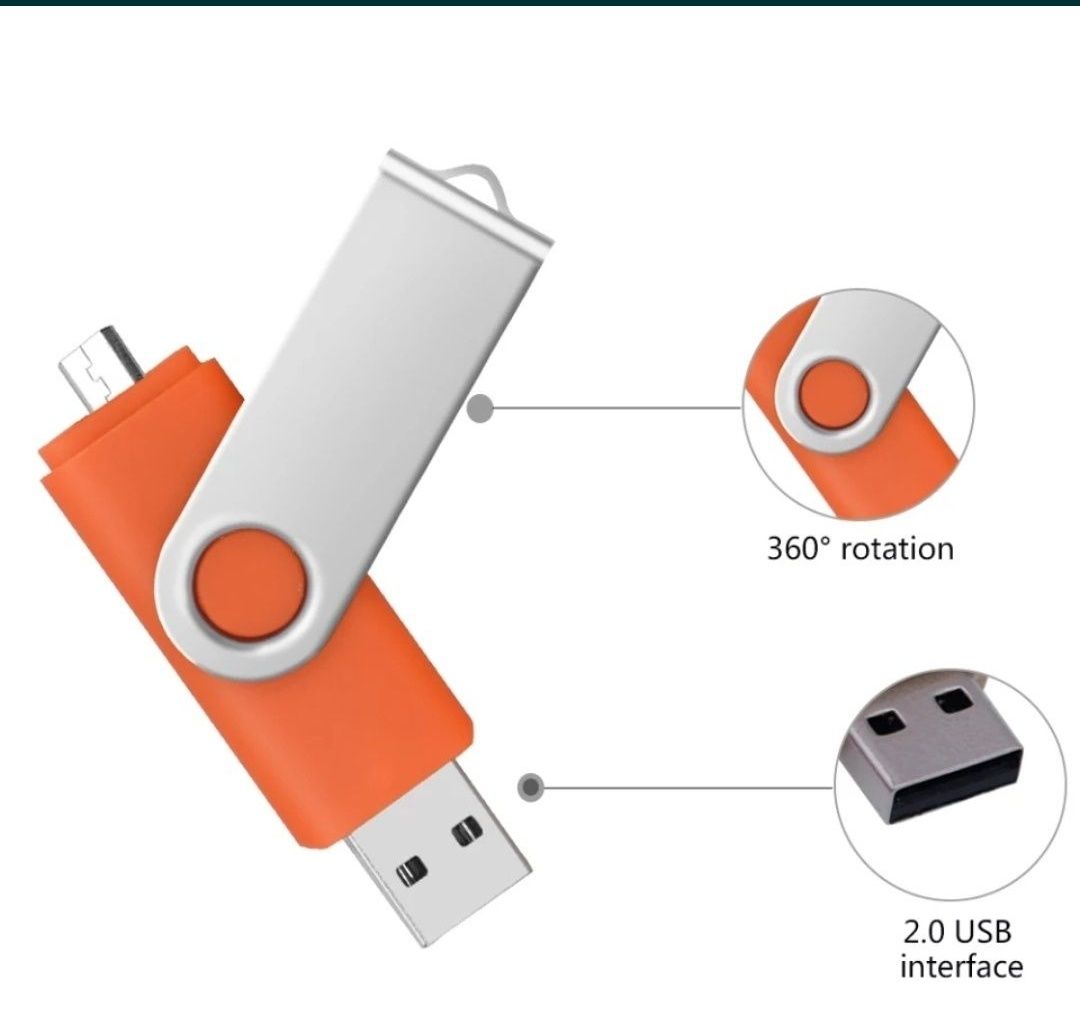 USB- OTG флешка (Micro usb, type  C).4,8,16,32,64