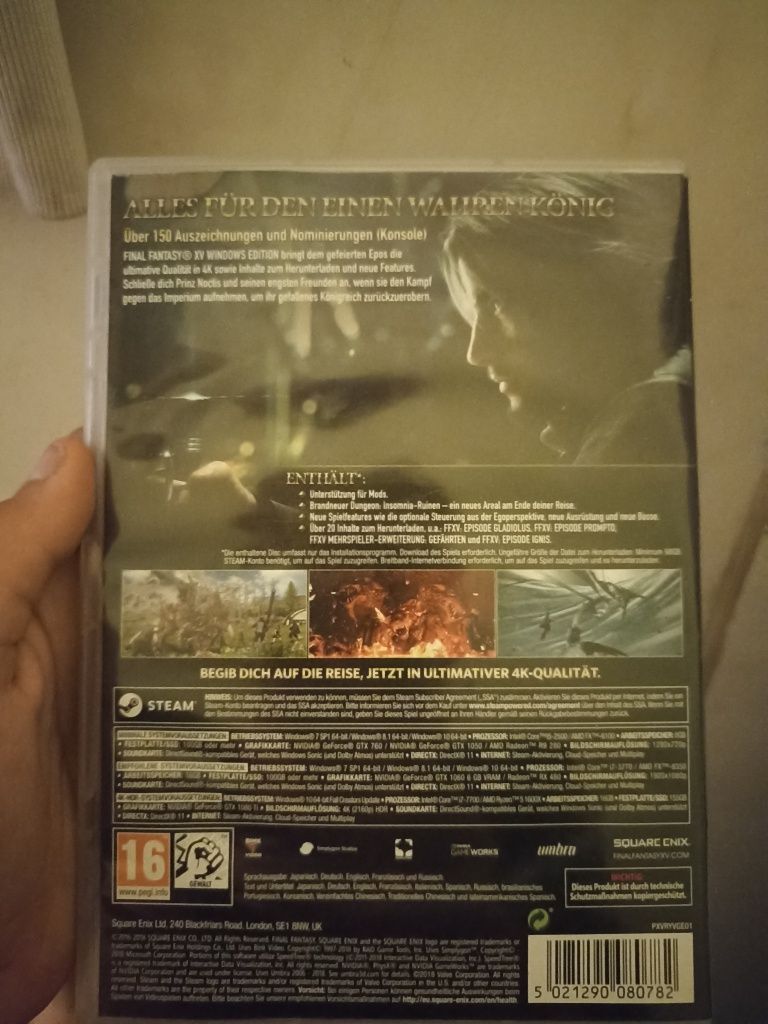 Gra Final Fantasy XV wersja pc
