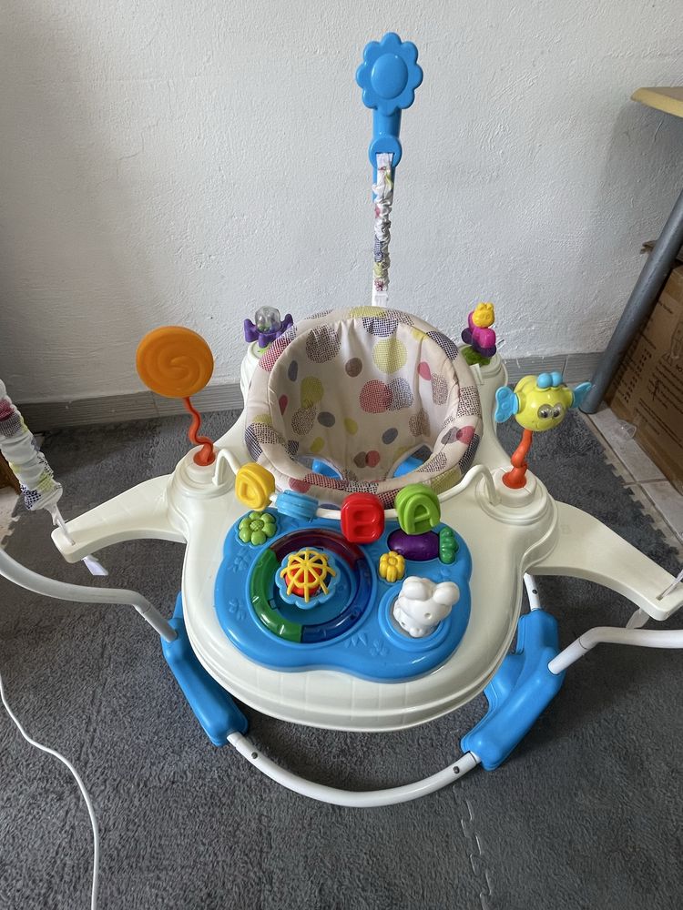 Baby Jumper & Activity Exerciser – Music, Lights, 3 Heights