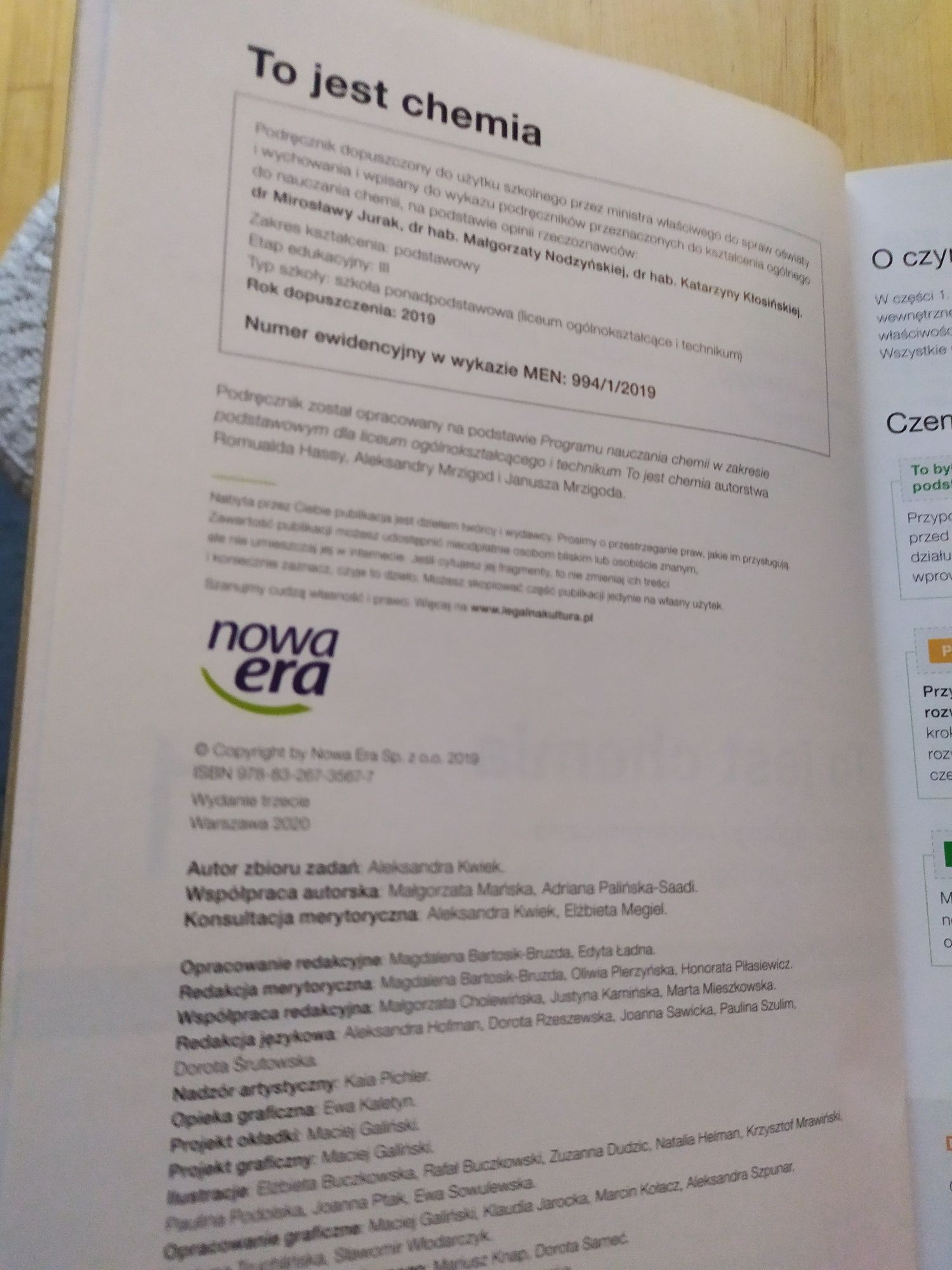 To jest chemia 1 podręcznik - zakres podstawowy