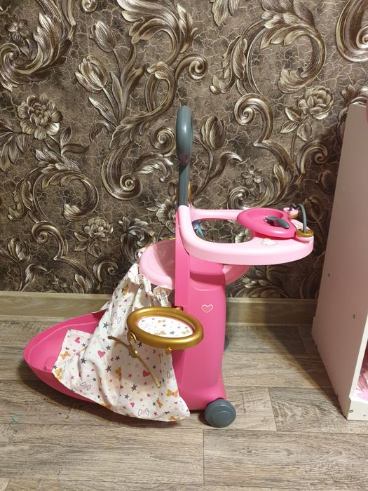 чемодан кровать смоби smoby для куклы беби борн baby born