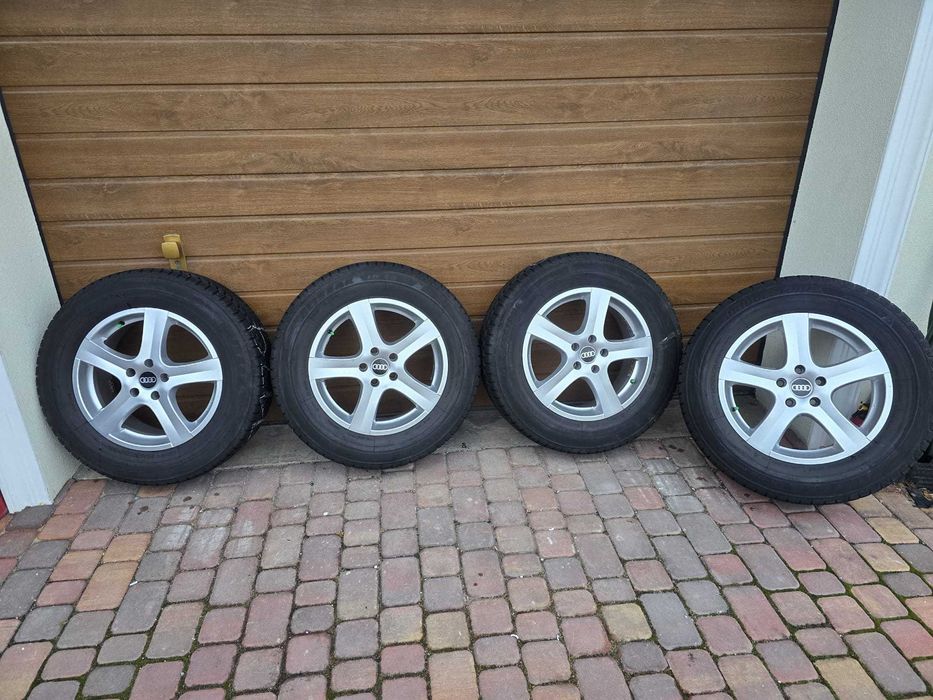 Felgi Aluminiowe z oponami zima AUDI VW 17" 5x112 235/65R17 104H 7,3mm