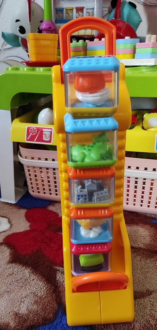 Жираф з кубиками Fisher price