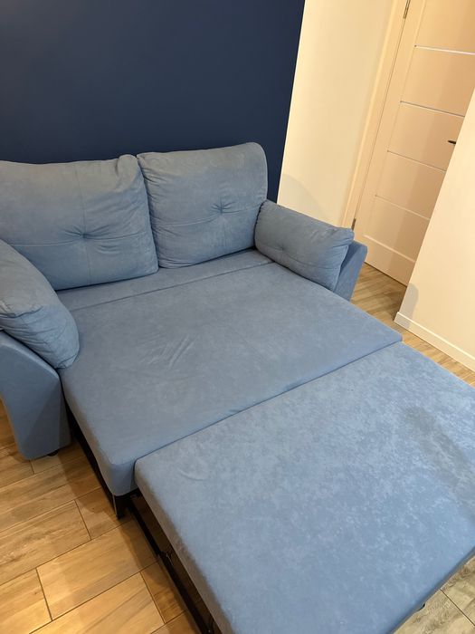 Диван блакитний розкладний