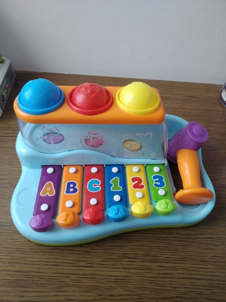 Іграшка ксилофон з молоточком піаніно сортер