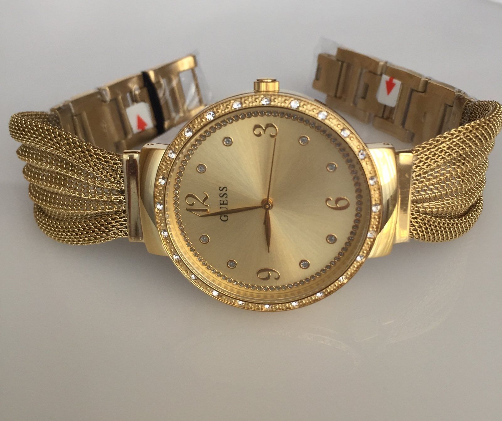 Жіночий годинник Guess, срібло, позолота