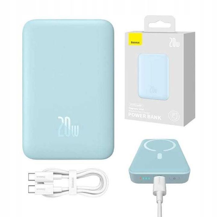 Baseus Magnetic Mini Powerbank 10000mAh 20W Magsafe iPhone Sklep Wawa