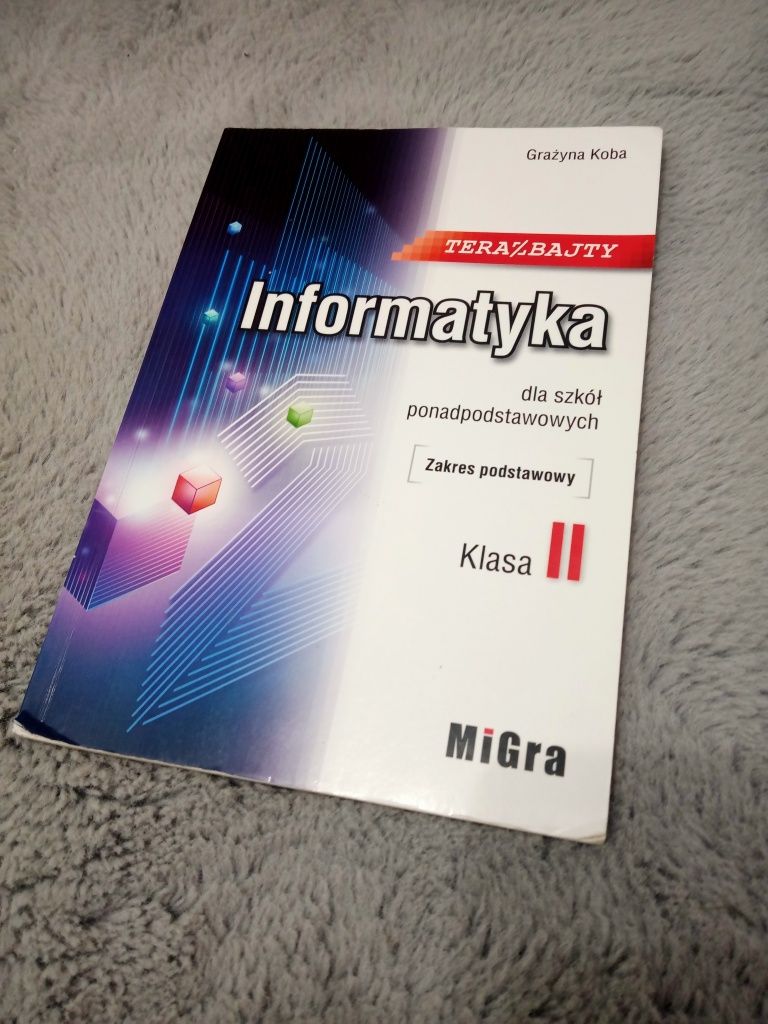 Książka podręcznik Informatyka MiGra 2 klasa dla szkół ponadpodstawowy