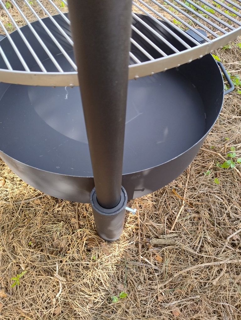 Grill Żuraw 70cm + korbka patelnia