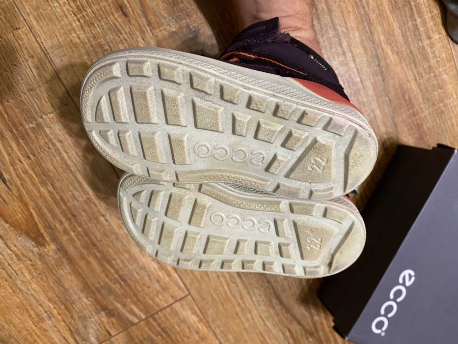 Ecco ботинки зимние сапожки термо черевики на девочку ECCO р.22