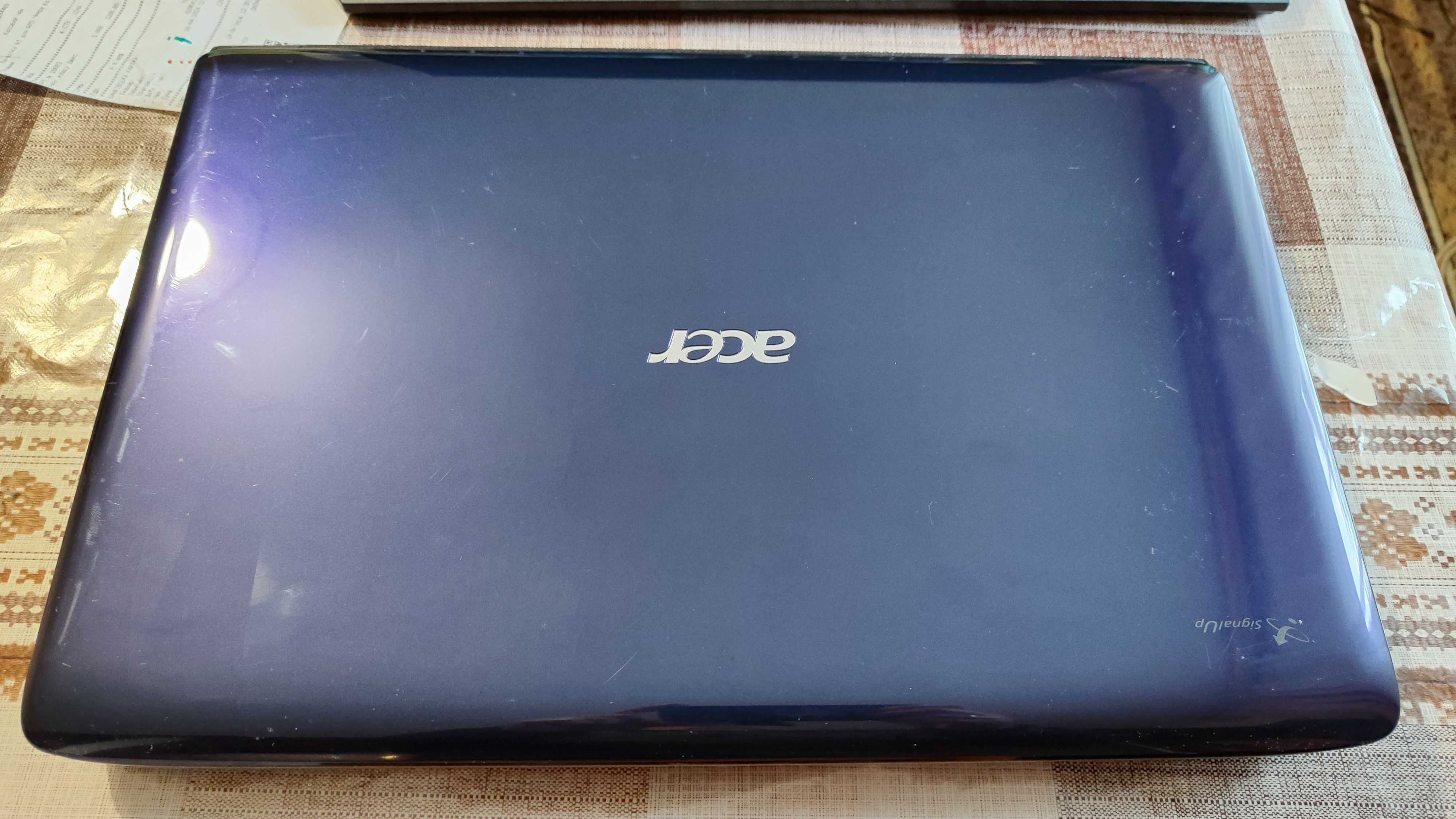 Ноутбук Acer Aspire 7738G HD LED 17.3 Core 2 Duo T9600 SSD 256Gb