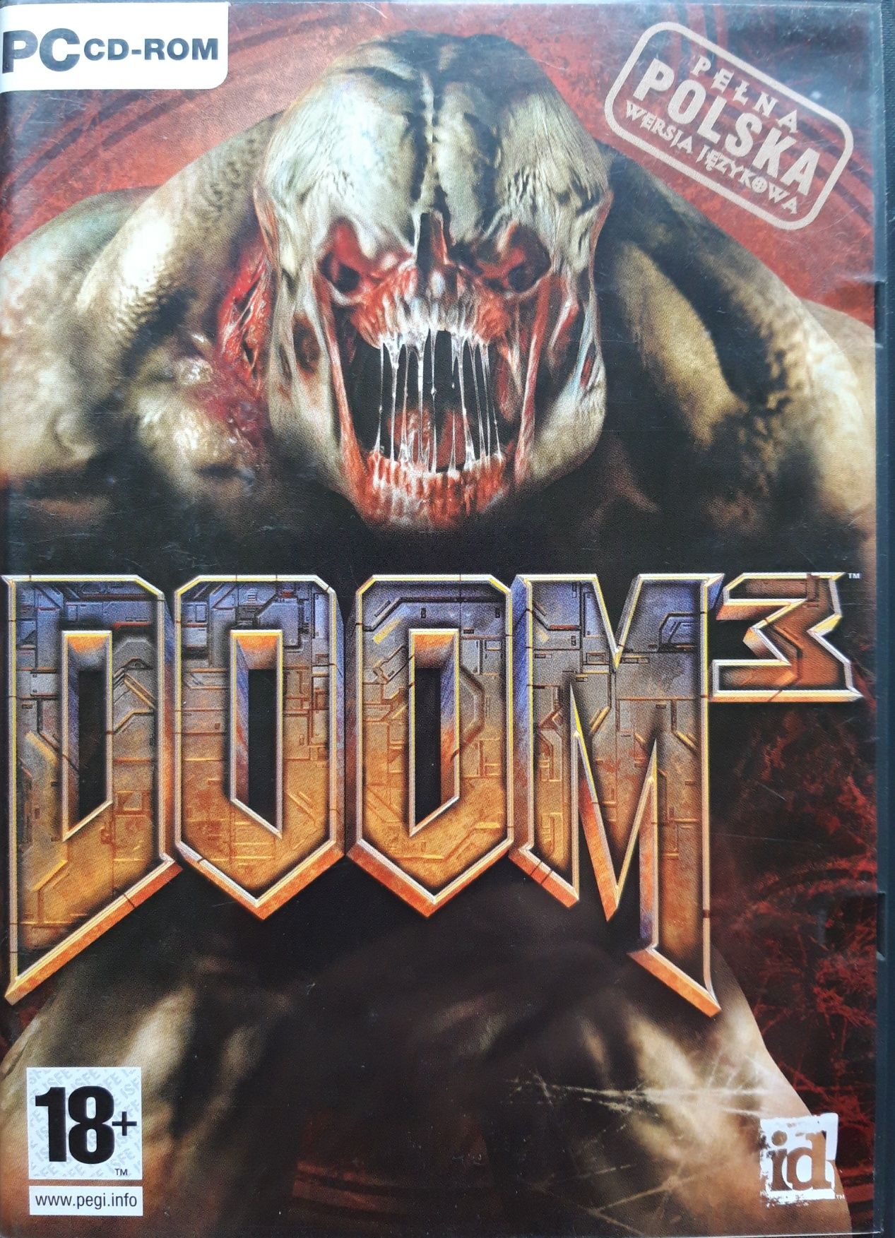 DOOM 3 PC Polska Versja (3xCD, 2004)