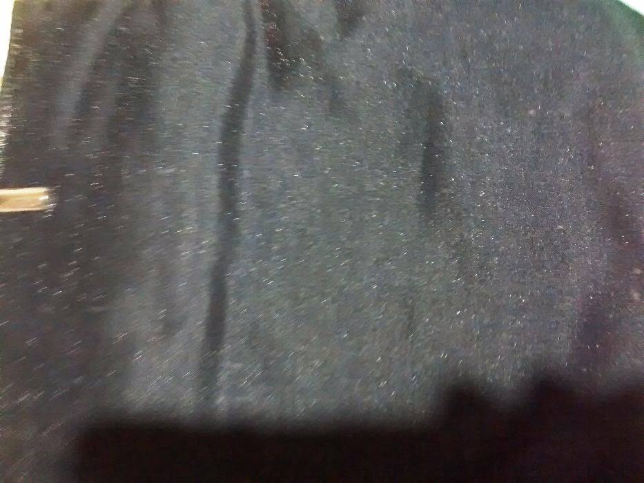 Mala Azul Escura. Faz Toilette. Como Nova. Em Tecido. Com brilho