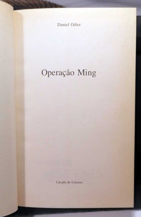 Operação Ming, de Daniel Odier