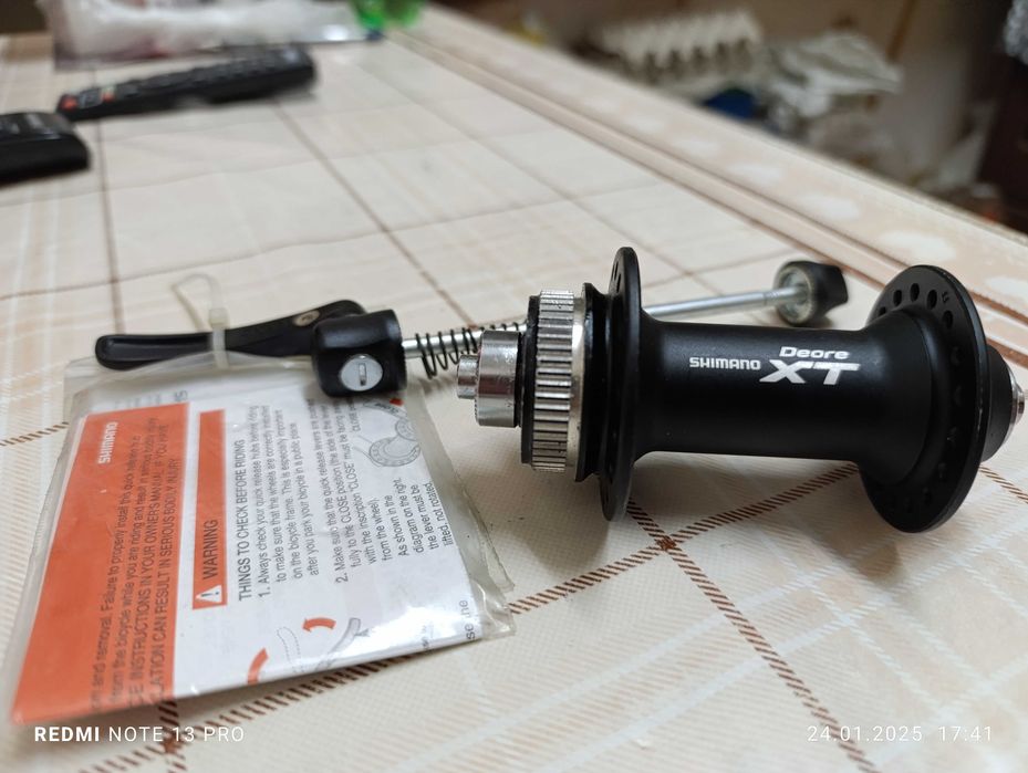 Втулка SHIMANO DEORE XT HB-M775 36h centerlock новая + эксцентрик