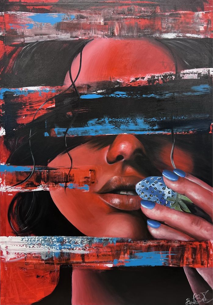Pintura original artista Paulo Brito