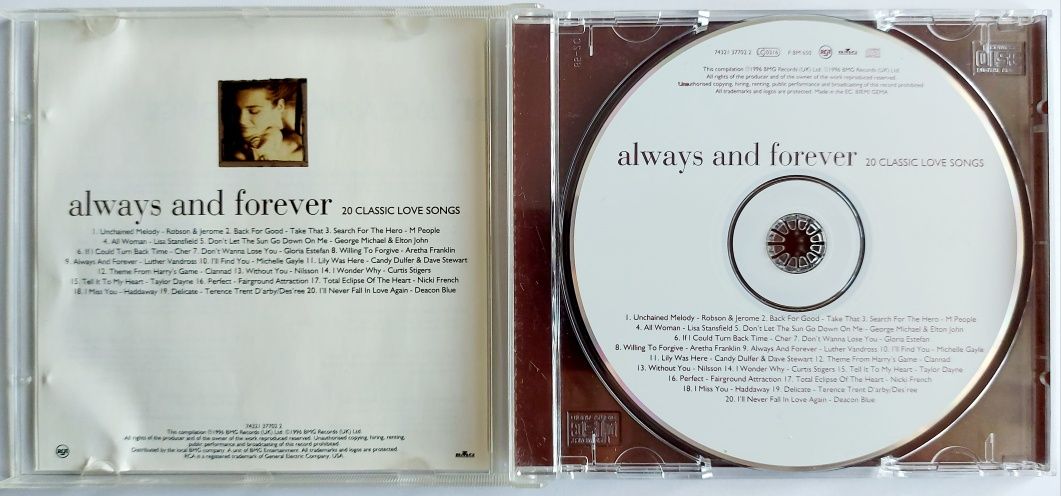 Always And Forever 20 Classics Love Songs 1996r Haddaway George Michae