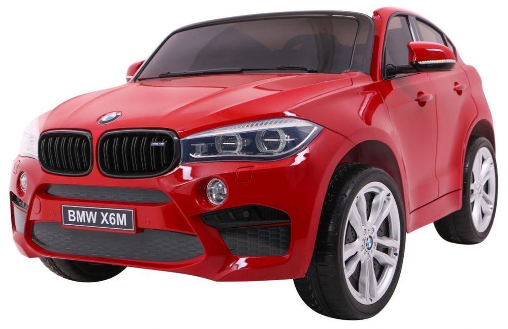 BMW X6M XXL pojazd akumulatorowy czerwony dzieci - EkstraZabawki.pl