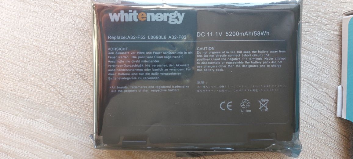 Bateria white energy do laptopa ASUS